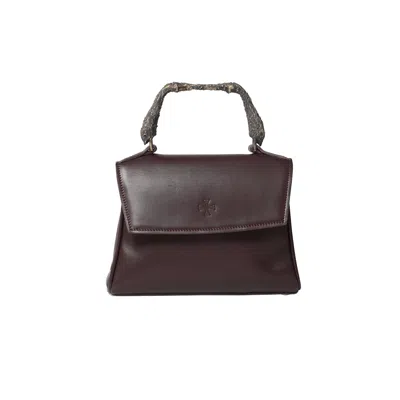 Enfants Riches Deprimes Leather Bag In Burgundy