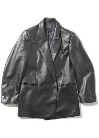 Enfants Riches Deprimes Leather Jacket In Black