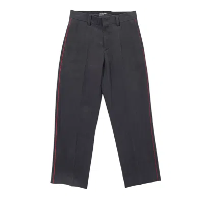 Enfants Riches Deprimes Linen Fireman Everyday Trouser In Black