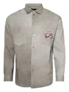 Enfants Riches Deprimes Logo-detail Shirt In Neutral