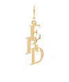Enfants Riches Deprimes Gold Small Monogram Single Earring In Yellow