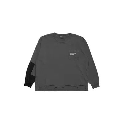Enfants Riches Deprimes Logo Longsleeve In Gray