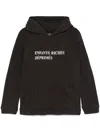 Enfants Riches Deprimes Logo-print Hoodie In Brown