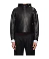 Enfants Riches Deprimes Long Sleeve Leather Jacket In Black