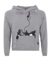 Enfants Riches Deprimes Forget To Answer Shrunken Hoodie In Gray