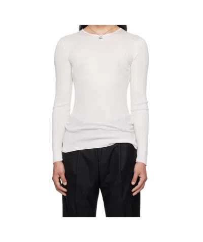 Enfants Riches Deprimes Long-sleeved Sweater In White