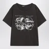 Enfants Riches Deprimes Look For The Fifth Black Vintage-effect T-shirt In Black