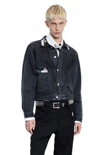 Enfants Riches Deprimes Man Grey Jackets In Black