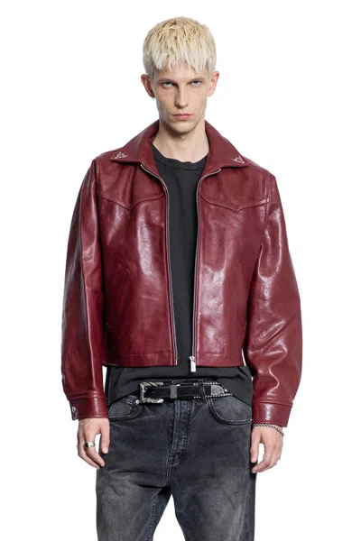 Enfants Riches Deprimes Man Red Jackets In Burgundy