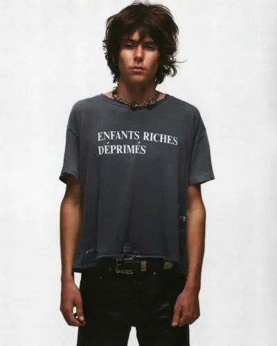 Enfants Riches Deprimes Men Classic Logo T-shirt In Paint