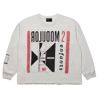 Pre-owned Enfants Riches Deprimes Enfants Riches Déprimés Modular Long-sleeve T-shirt 'vintage White' | Men's Size Xxl