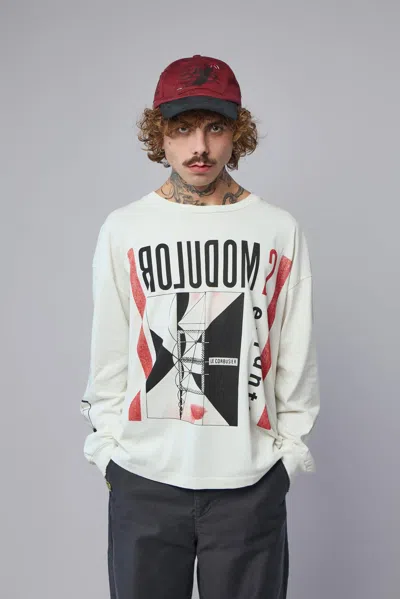 Enfants Riches Deprimes 010-888 Modular Ls T-shirt Vintage White