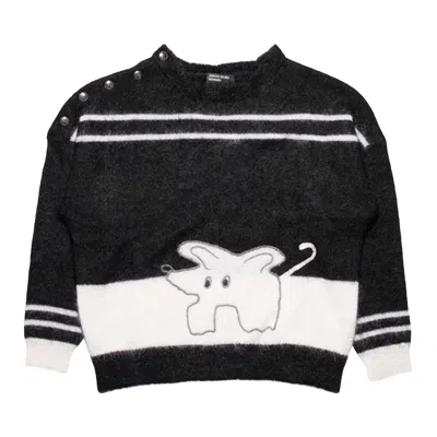 Pre-owned Enfants Riches Deprimes Enfants Riches Déprimés Mohair Rat Sweater 'black' | Men's Size Xl