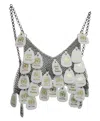 Enfants Riches Deprimes Na Chain Bra In Silver
