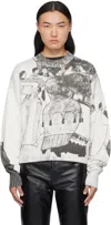 Enfants Riches Deprimes The Ballroom Dance Knitted Sweater In White