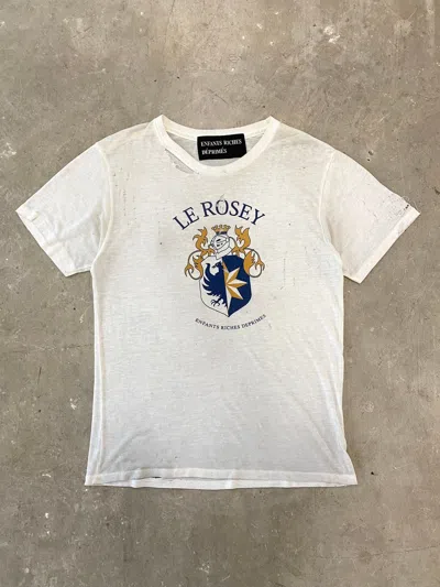 Pre-owned Enfants Riches Deprimes Og 2014 Le Rosey T-shirt In White