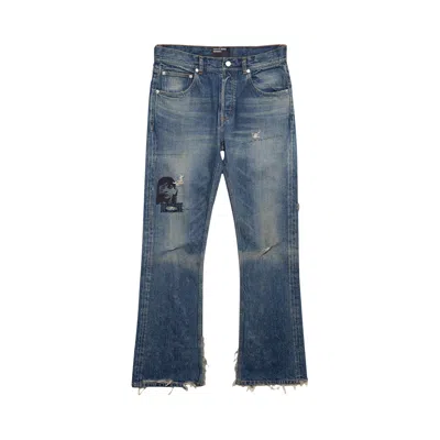 Pre-owned Enfants Riches Deprimes Enfants Riches Déprimés Only Son (bruised) Jeans 'patched Deep Blue' | Women's Size 26