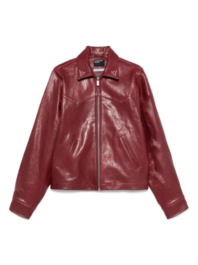 Enfants Riches Deprimes Principe De L'amour Jacket In Red