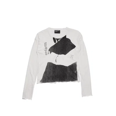 Enfants Riches Deprimes Printed Cotton Longsleeve In White