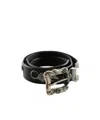 Enfants Riches Deprimes Rat Chase Buckle Belt In Black