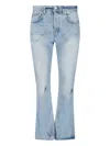 Enfants Riches Deprimes Denim Trousers With Belt Loops In Blue
