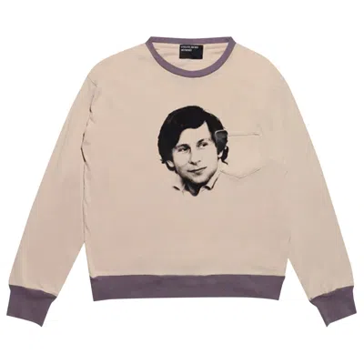 Pre-owned Enfants Riches Deprimes Enfants Riches Déprimés Roman Rib Long-sleeve T-shirt 'beige/brown' | Tan | Men's Size Xl
