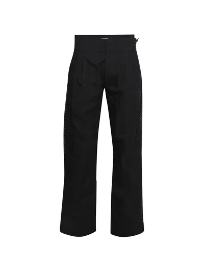 Enfants Riches Deprimes Rose Straight Trousers In Black