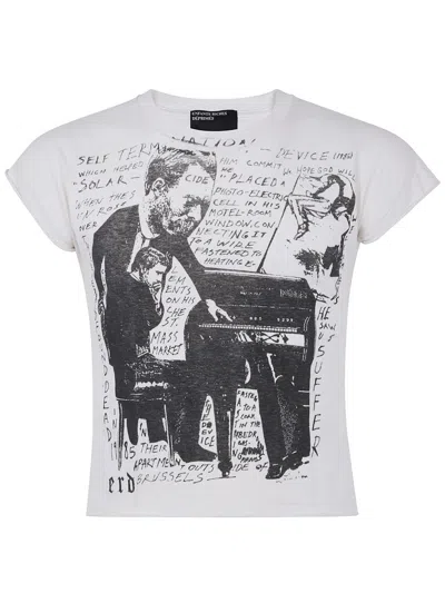 Enfants Riches Deprimes Enfants Riches Déprimés Self Termination Shrunken T-shirt Clothing In White