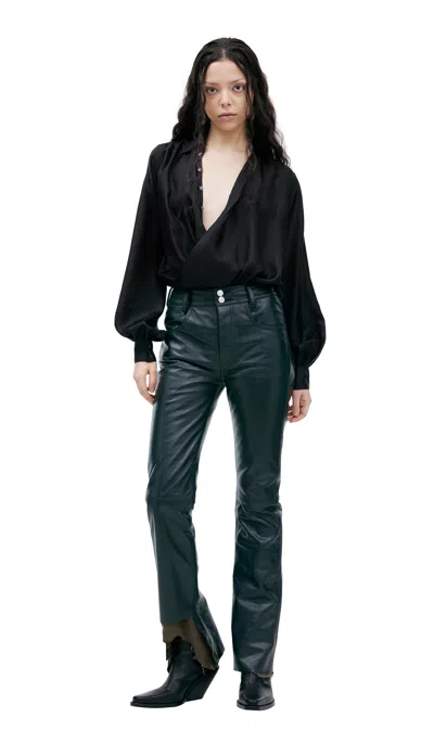 Enfants Riches Deprimes Silk Blouse In Black