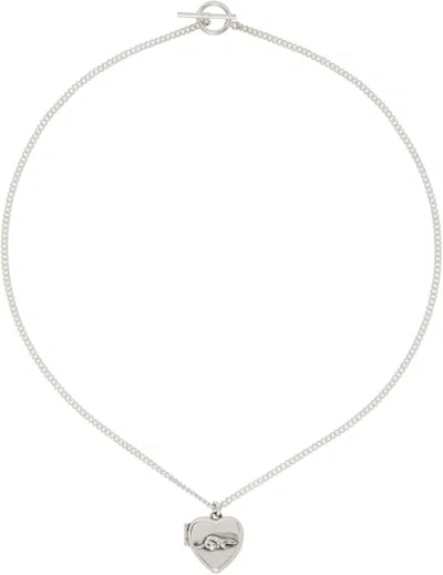 Enfants Riches Deprimes Silver Rat Locket Necklace