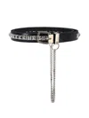 Enfants Riches Deprimes Simple Rosa Chain Belt In Black