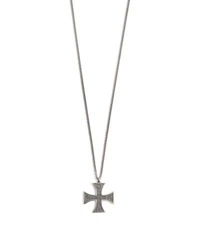 Enfants Riches Deprimes Sterling Silver Cross Necklace