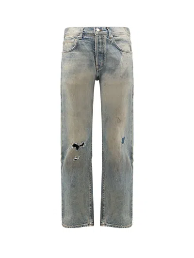 ENFANTS RICHES DEPRIMES STRAIGHT LEG JEANS WITH DESTROYED EFFECT
