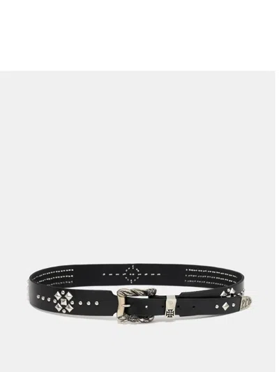 Enfants Riches Deprimes Studded Leather Belt In Black