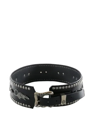 Enfants Riches Deprimes Stud-embellished Belt In Black