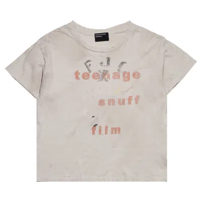 Pre-owned Enfants Riches Deprimes Enfants Riches Déprimés Teenage Snuff T-shirt 'army White' | Men's Size Xxl
