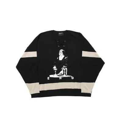 Enfants Riches Deprimes They Broke Me Hockey Lace-up Sweater In Black