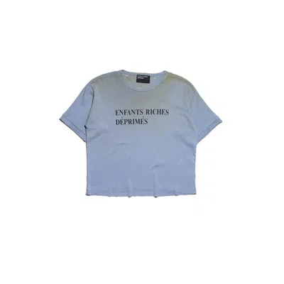 Enfants Riches Deprimes T-shirt With A Distressed Look In Blue