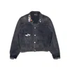 Enfants Riches Deprimes Black Type Vii Pin Assemblage Denim Jacket In Gray