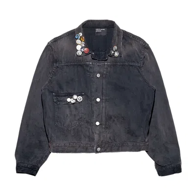Pre-owned Enfants Riches Deprimes Enfants Riches Déprimés Type Vii Jacket Pin Assemblage 'charcoal' | Blue | Men's Size Xl