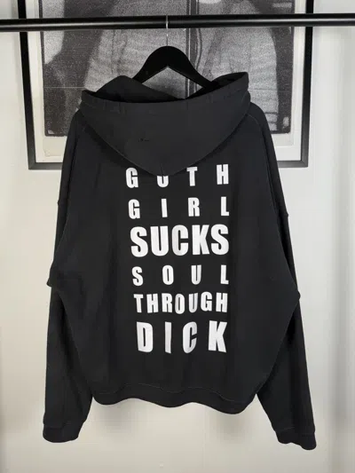Pre-owned Enfants Riches Deprimes Ultimate Grailst Sizefall/winter 2022 Goth Girl Hoodie