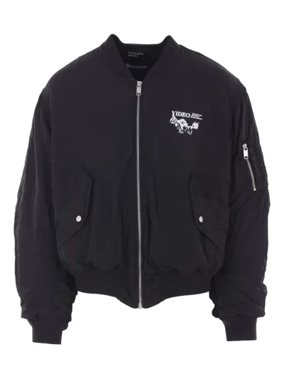 ENFANTS RICHES DEPRIMES VIDEO GRAPHIC-PRINT BOMBER JACKET
