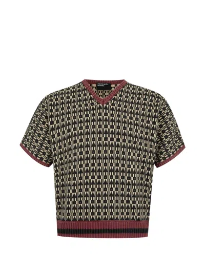 Enfants Riches Deprimes Vienna Cotton-jacquard Sweater In Multi