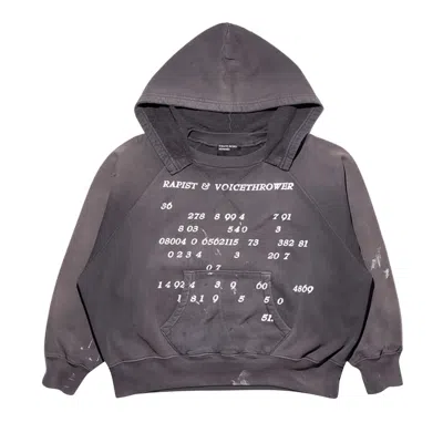 Pre-owned Enfants Riches Deprimes Enfants Riches Déprimés Voice Thrower Raglan Afterhood Sweatshirt 'washed Black' | Men's Size Xl