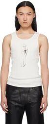Enfants Riches Deprimes Bad Professor White Vintage-effect Tank Top In White