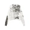 Enfants Riches Deprimes The Ballroom Dance Knitted Sweater In White