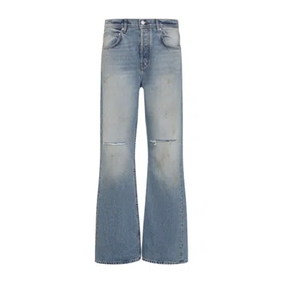 Enfants Riches Deprimes Wider Flare Leg Blue Cotton Jeans