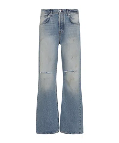 Enfants Riches Deprimes Wider Flare Leg Jeans In Blue