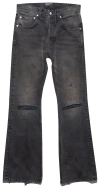 Enfants Riches Deprimes Flared Denim Cotton Jeans In Gray