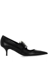 Enfants Riches Deprimes Buckle-strap Pointed-toe Pumps In Multi